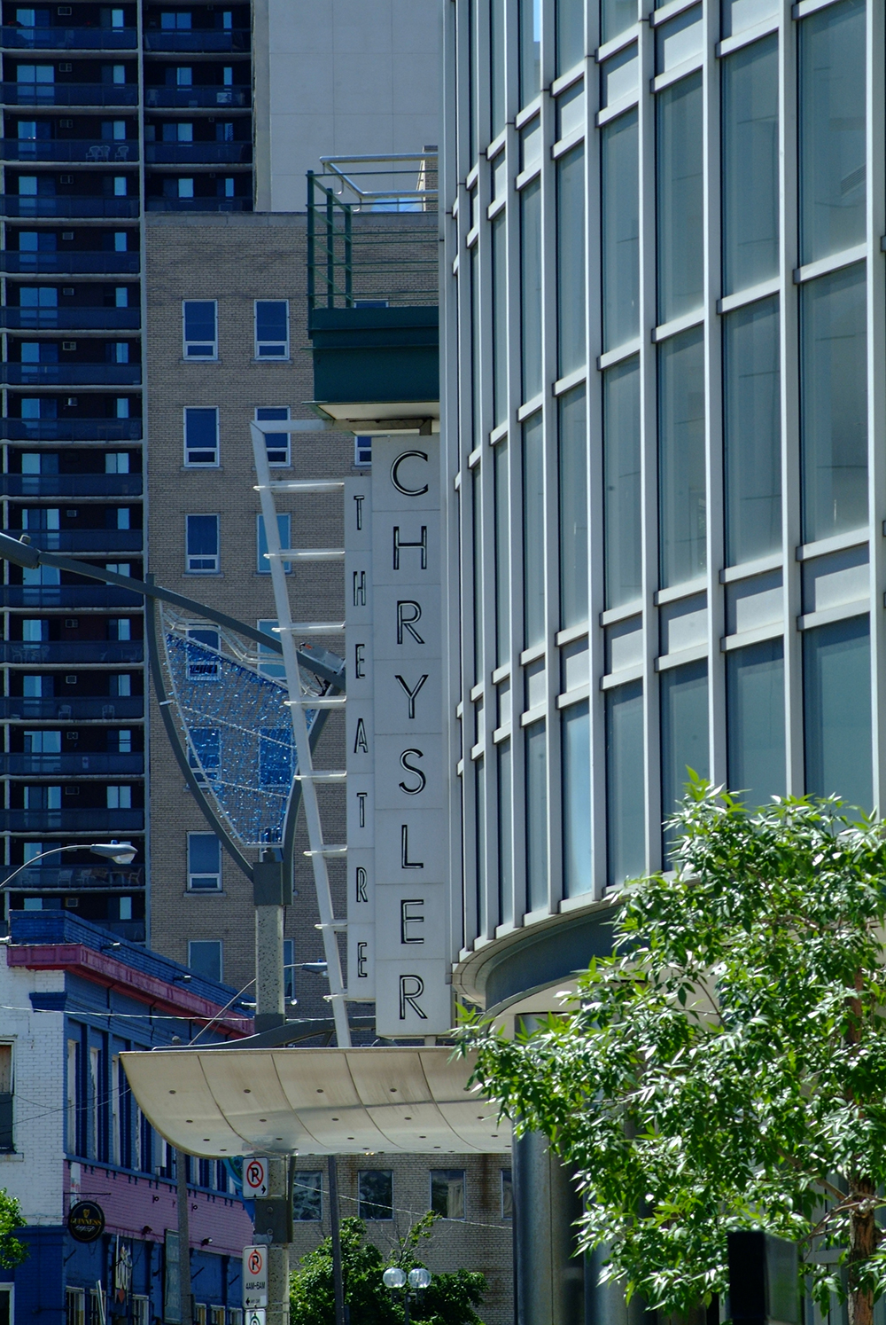 Chrysler theatre marquee
